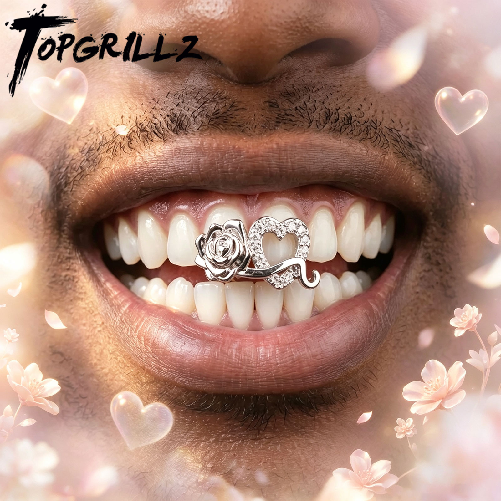 Body Jewelry Men - توب جريلز غطاء أسنان رومانسي من