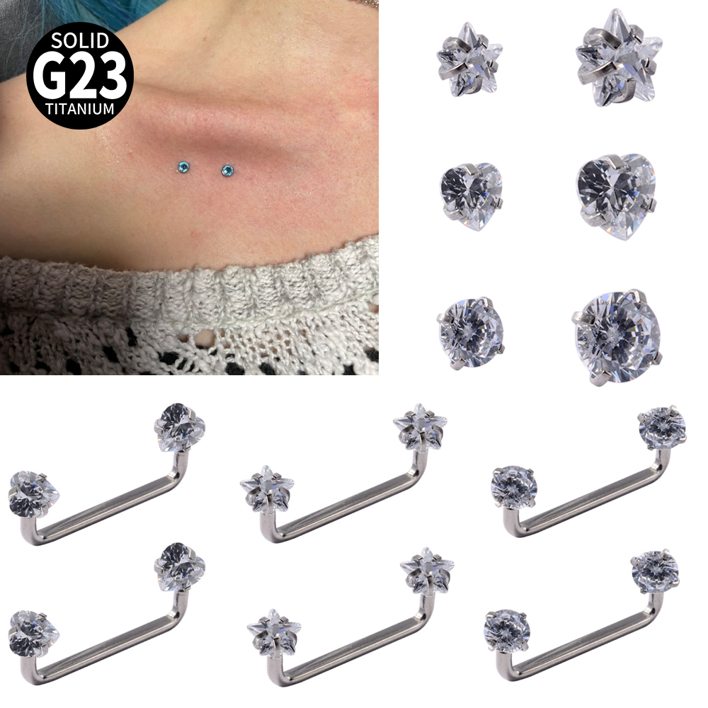 3-1 قطعة زرع الصف التيتانيوم ا - مراجعة Body Jewelry Dermal وسعره