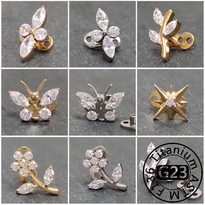 G23 التيتانيوم الزركون مايكرو  - مراجعة Body Jewelry Dermal وسعره