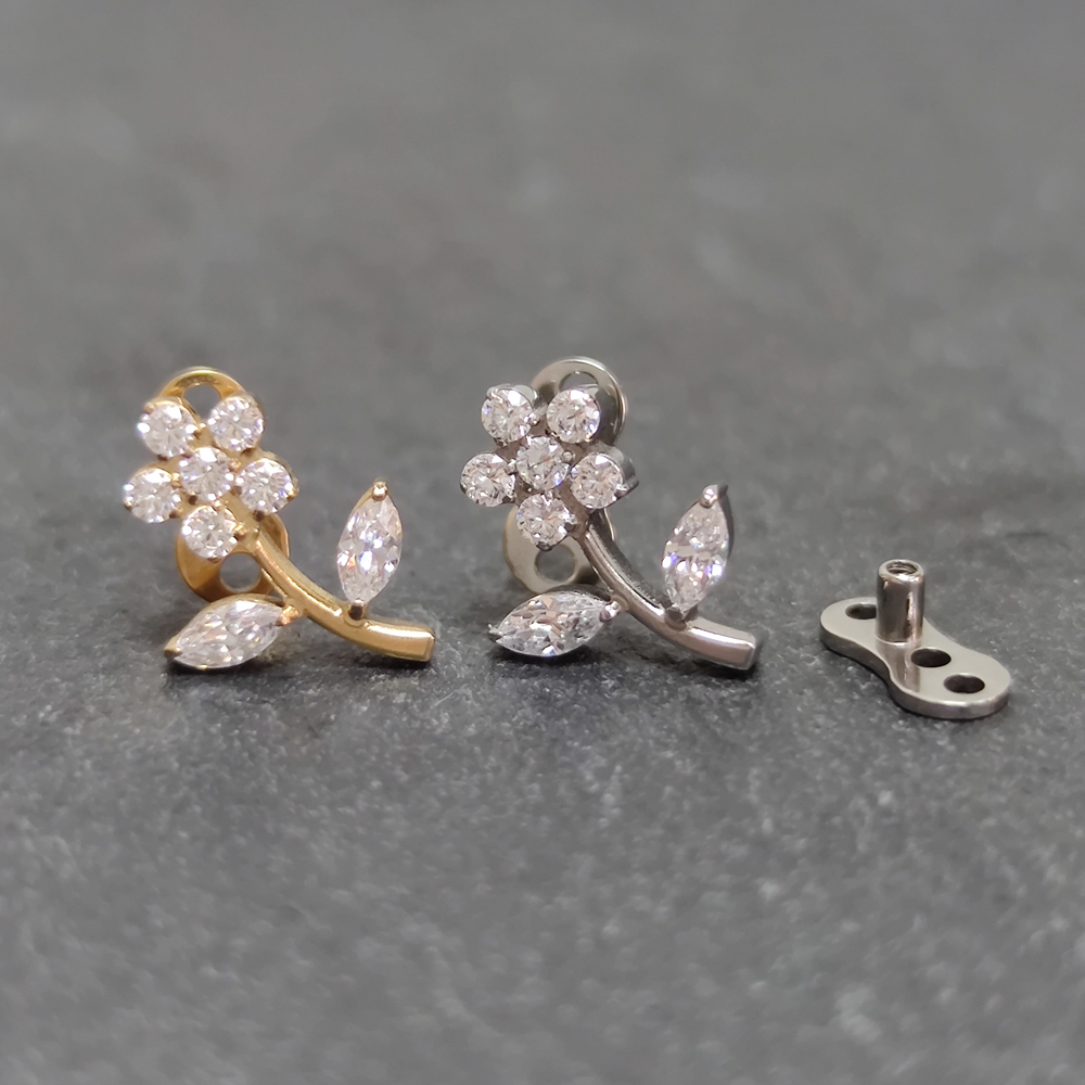 G23 التيتانيوم الزركون مايكرو  - مراجعة Body Jewelry Dermal وسعره