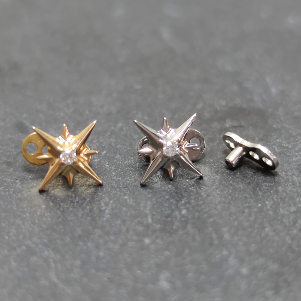G23 التيتانيوم الزركون مايكرو  - مراجعة Body Jewelry Dermal وسعره