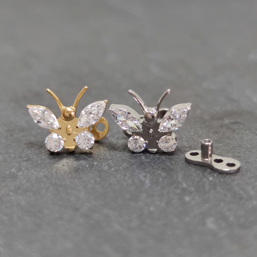 G23 التيتانيوم الزركون مايكرو  - مراجعة Body Jewelry Dermal وسعره