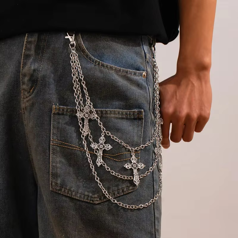 سلسلة بنطلون معدنية بأسلوب الب - مراجعة Body Jewelry Men وسعره