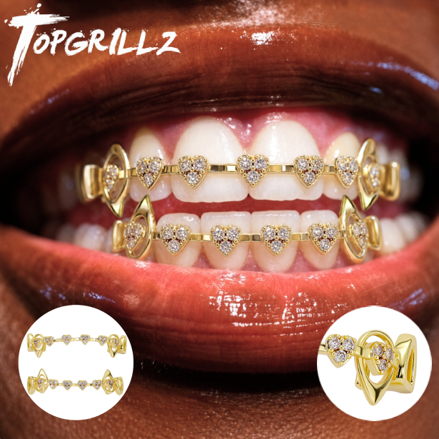 طقم تنانير أسنان TOPGRILLZ بتص - مراجعة Body Jewelry Men وسعره