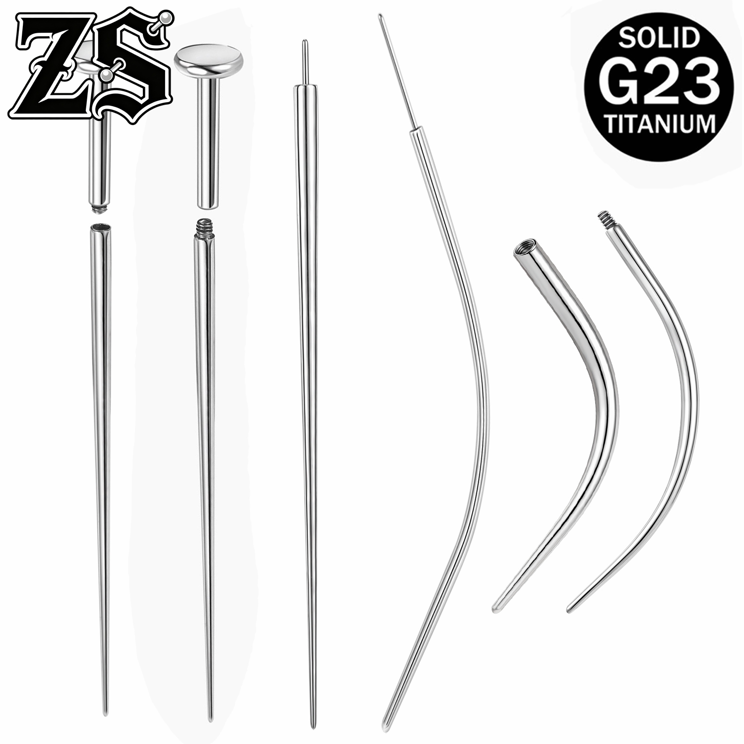 إبرة ثقب الأنف/الآذن/البطن/الش - مراجعة Zs Body Jewelry وسعره