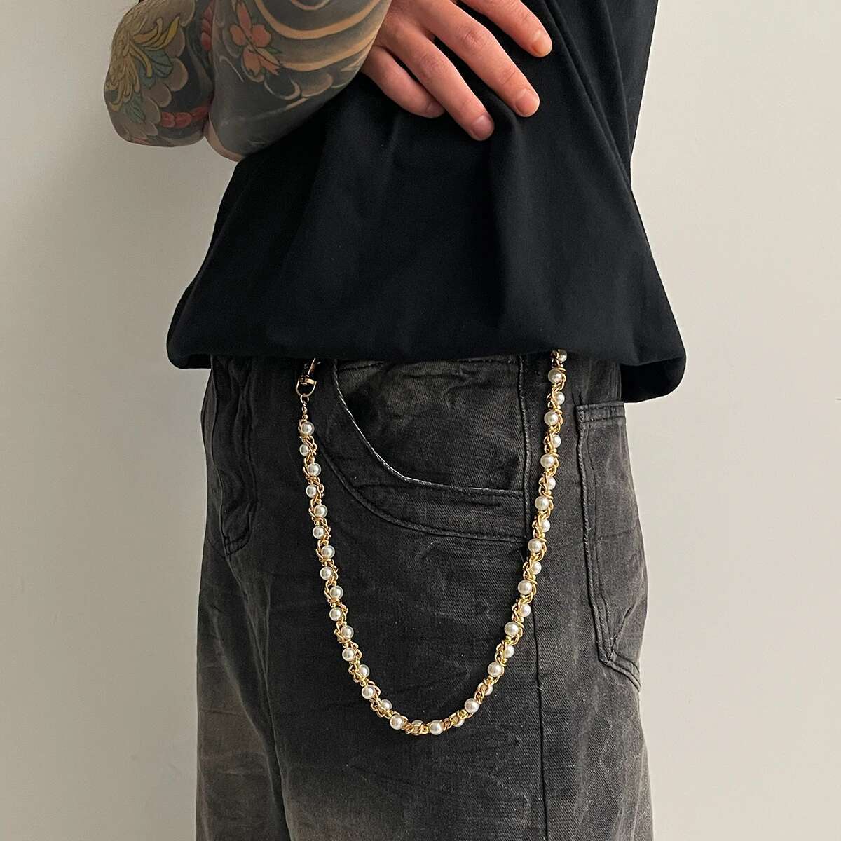 Ingemark الشرير تقليد اللؤلؤ ا - مراجعة Body Jewelry Men وسعره