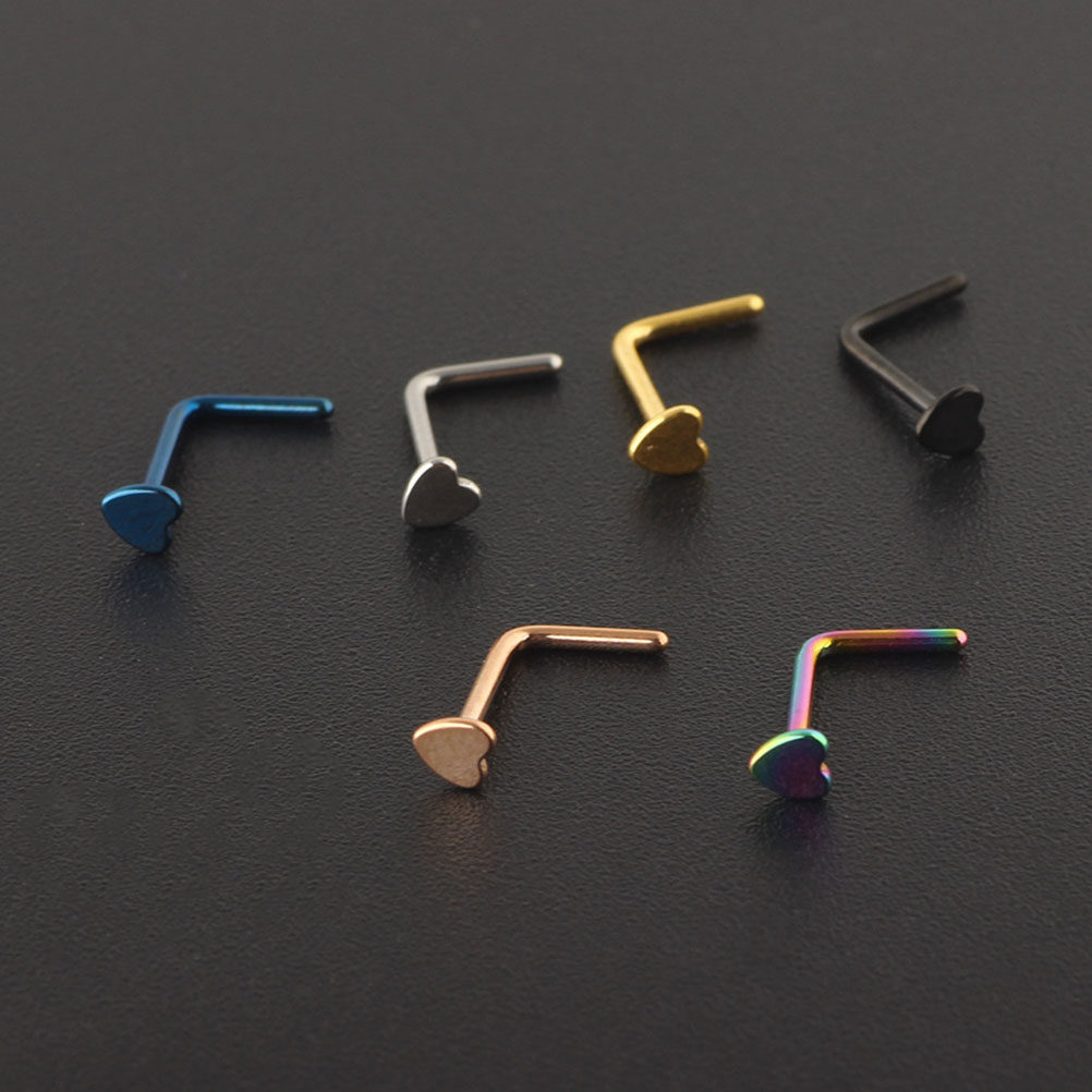 6 قطع من حلقات الأنف المصنوعة  - مراجعة Body Jewelry Ideas وسعره