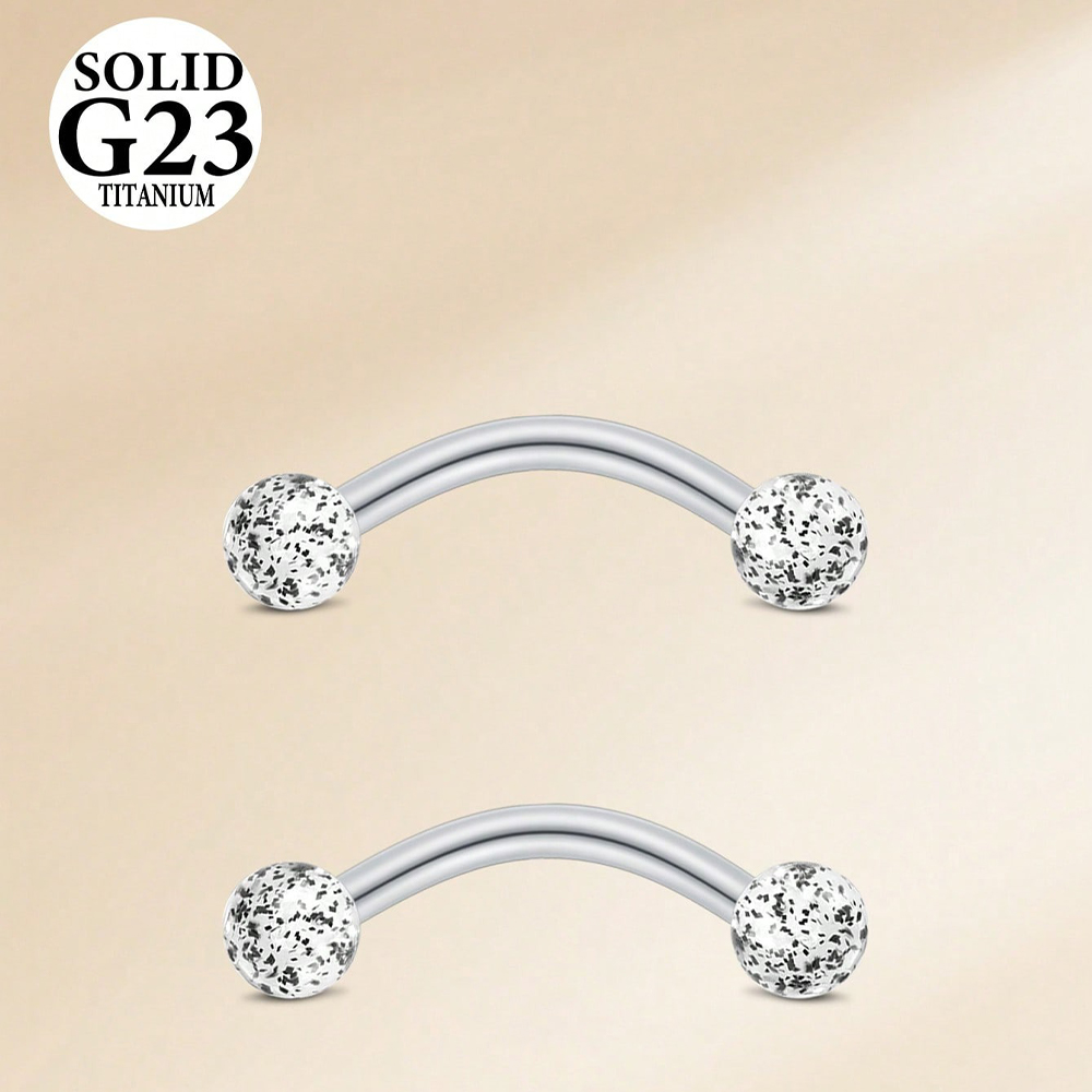 قطعتان من سبائك التيتانيوم 16G - مراجعة Body Jewelry Vch وسعره