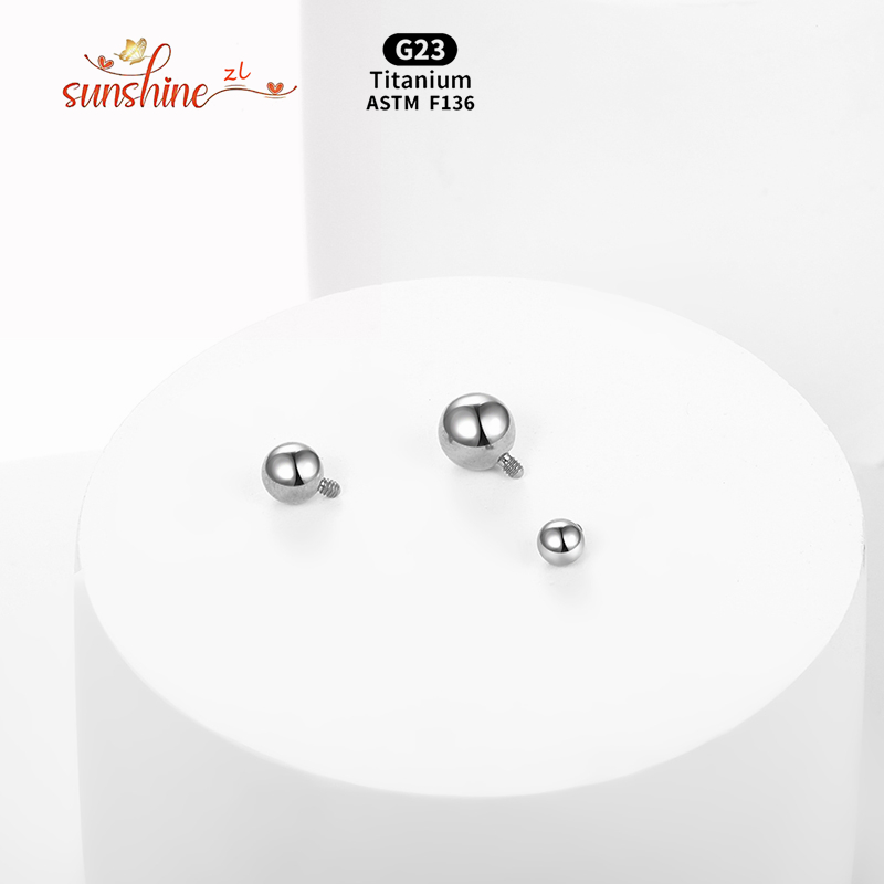 1 قطعة الخيوط الداخلية الكرة ا - مراجعة Body Jewelry Dermal وسعره