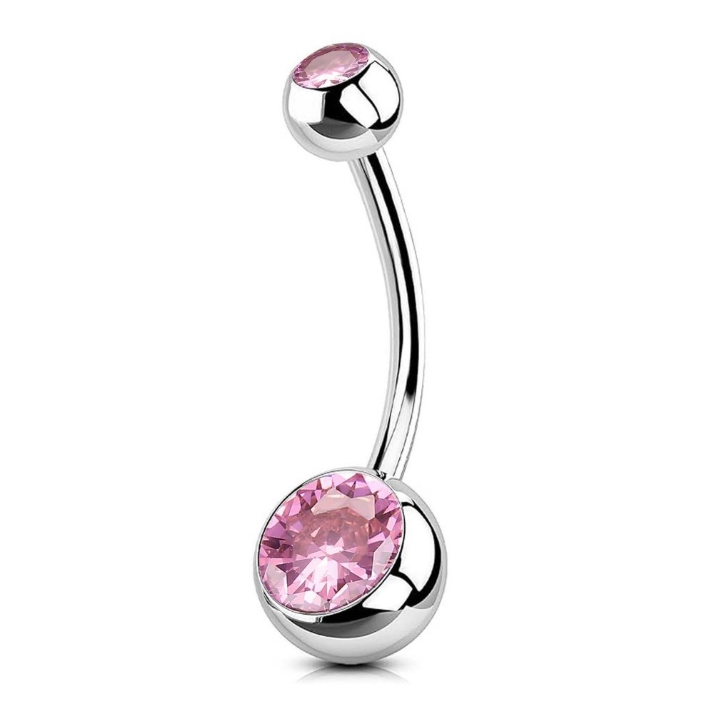 عالية الجودة مادة التيتانيوم ا - مراجعة Body Jewelry Belly Button Rings وسعره