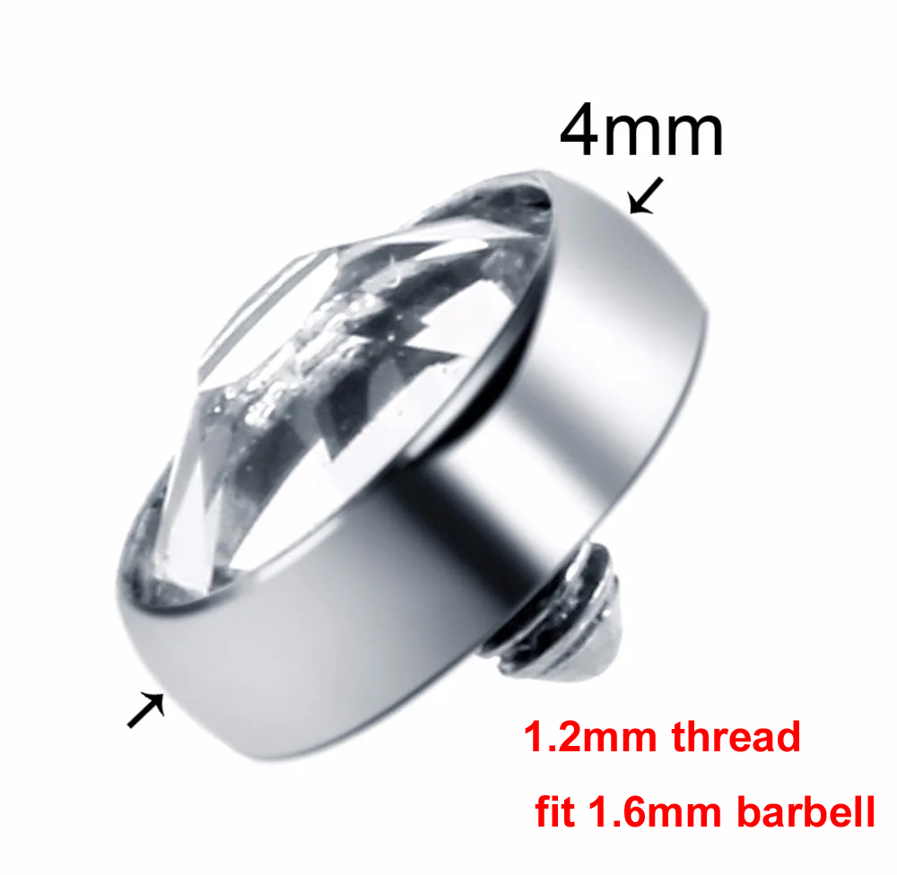 1 قطعة G23 التيتانيوم مرساة ال - مراجعة Body Jewelry Dermal وسعره