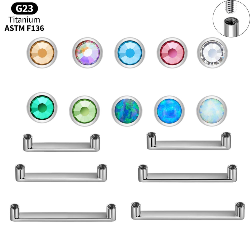 أقراط تيتانيوم ASTM F136 ديرما - مراجعة Body Jewelry Dermal وسعره