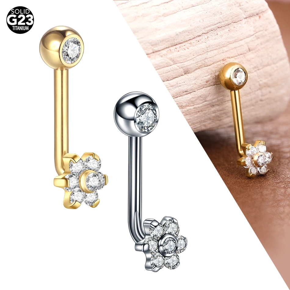 10 قطعة/الوحدة التيتانيوم الزر - مراجعة Body Jewelry Vch وسعره