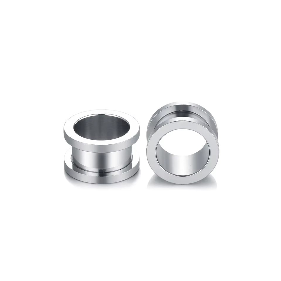 1 زوج الفولاذ المقاوم للصدأ ال - مراجعة Body Jewelry Tunnels وسعره