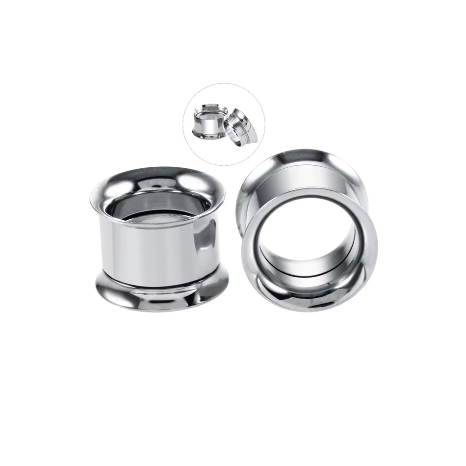1 زوج الفولاذ المقاوم للصدأ ال - مراجعة Body Jewelry Tunnels وسعره