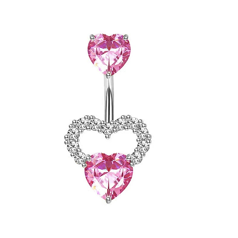 1 قطعة تاج الوردي البطن زر خوا - مراجعة Body Jewelry Belly Button Rings وسعره