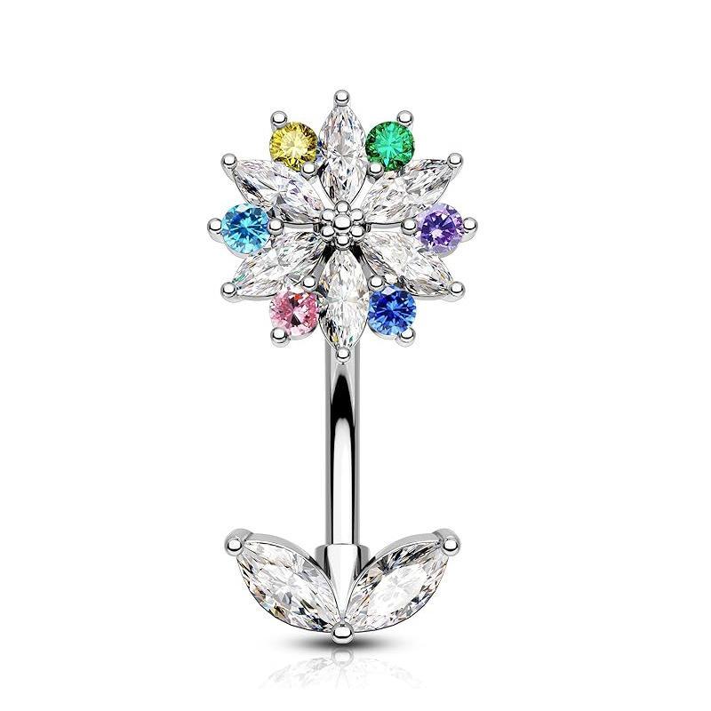 حلقات بطن ملونة بتصميم Y2K من  - مراجعة Body Jewelry Belly Button Rings وسعره