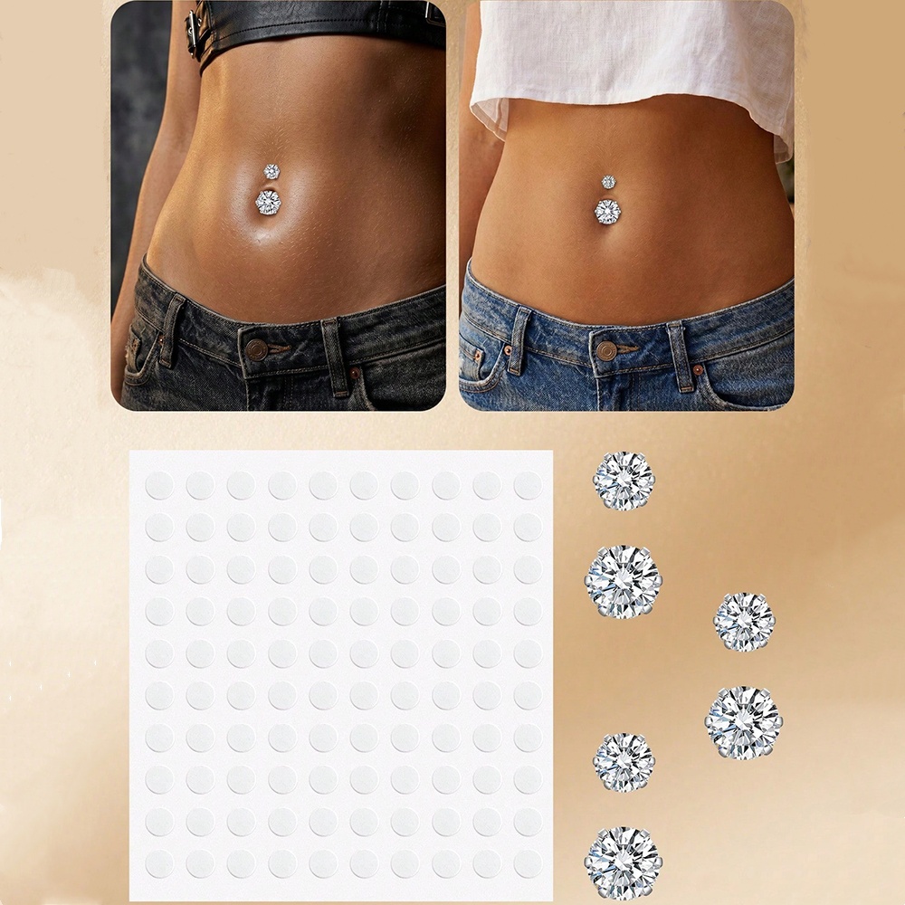 حلقات سرة البطن المزيفة من الز - مراجعة Body Jewelry Belly Button Rings وسعره