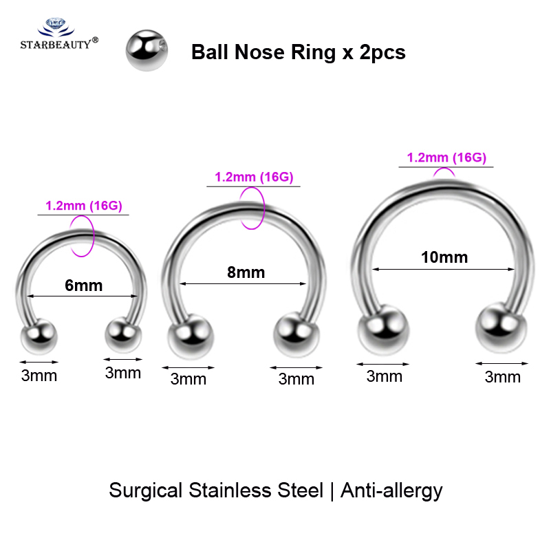 2 قطعة متعددة الأغراض BCR الوج - مراجعة Body Jewelry Vch وسعره