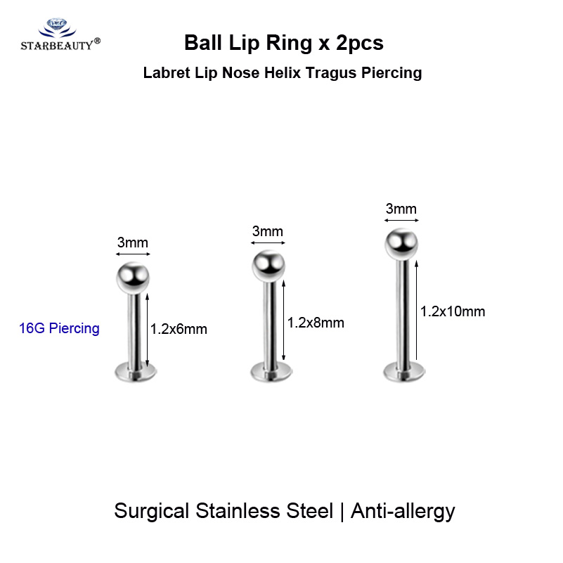 2 قطعة متعددة الأغراض BCR الوج - مراجعة Body Jewelry Vch وسعره