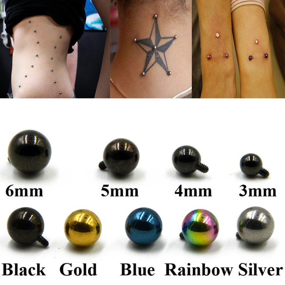 1 قطعة الجراحية الصلب مايكرو ا - مراجعة Body Jewelry Dermal وسعره