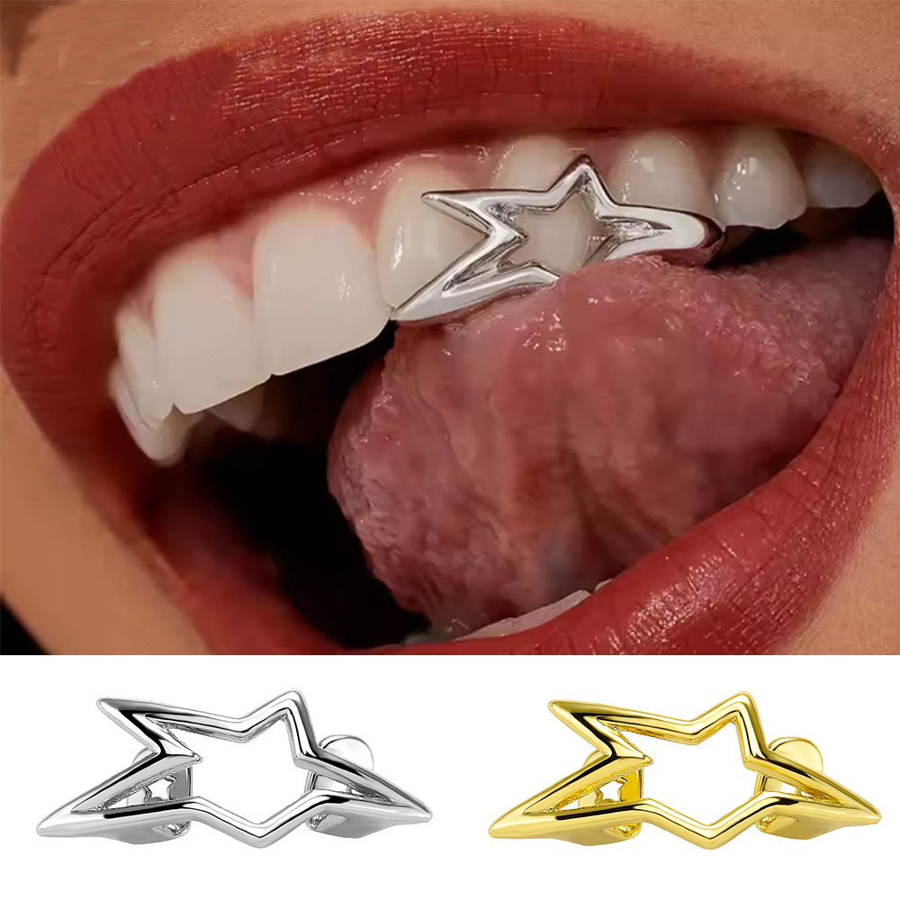 YOUNGX غطاء أسنان سايبر بانك ب - مراجعة Body Jewelry Men وسعره