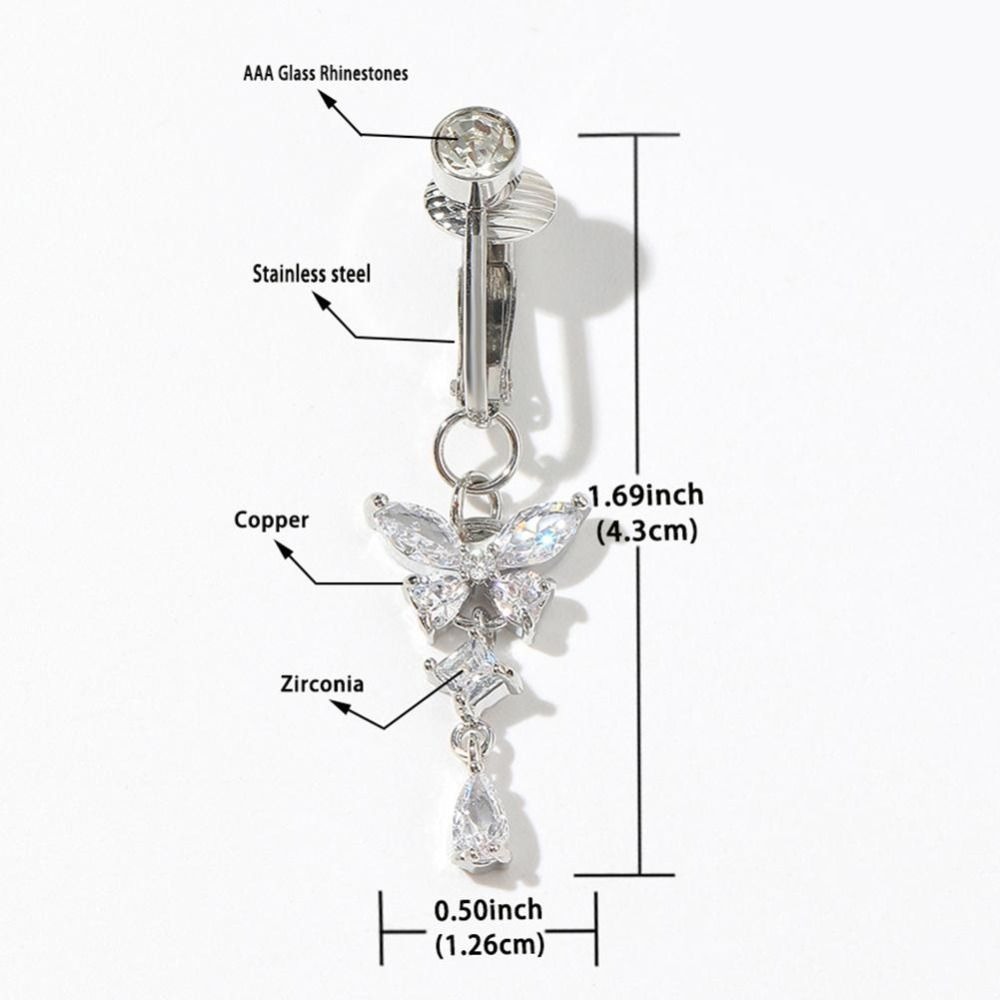 حلقة سرة وهمية قابلة للتركيب ب - مراجعة Body Jewelry Belly Button Rings وسعره