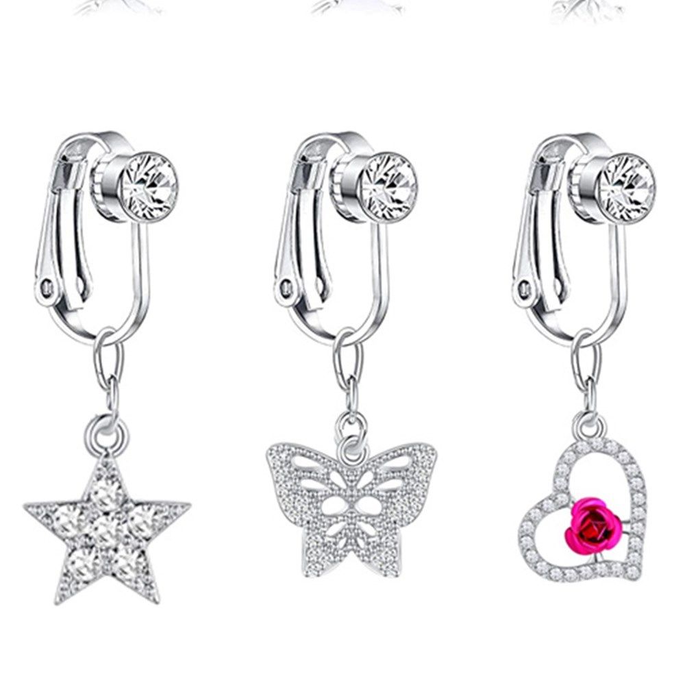 خاتم سرة البطن النسائي العصري  - مراجعة Body Jewelry Belly Button Rings وسعره