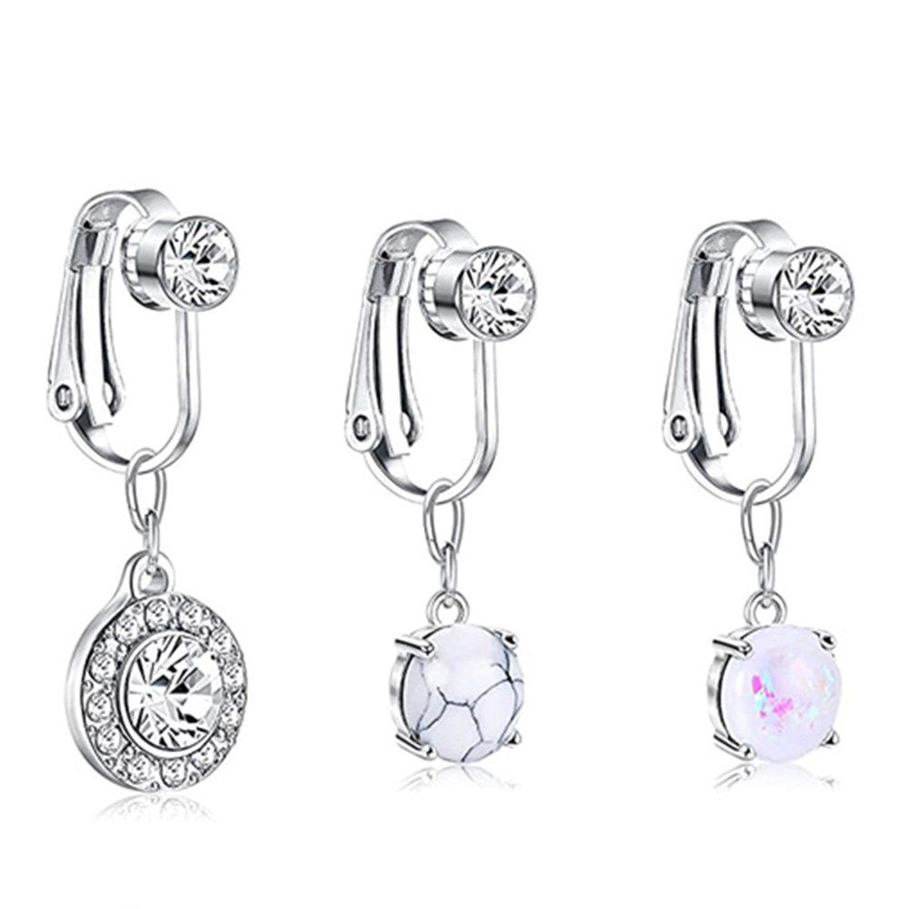 خاتم سرة البطن النسائي العصري  - مراجعة Body Jewelry Belly Button Rings وسعره