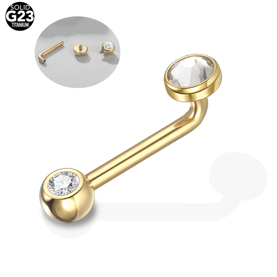 1 قطعة G23 التيتانيوم كريستينا - مراجعة Body Jewelry Vch وسعره