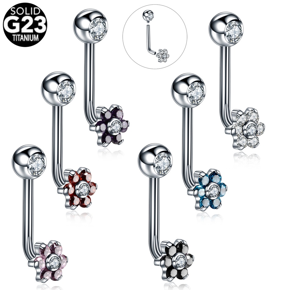 1 قطعة التيتانيوم كريستينا الع - مراجعة Body Jewelry Vch وسعره
