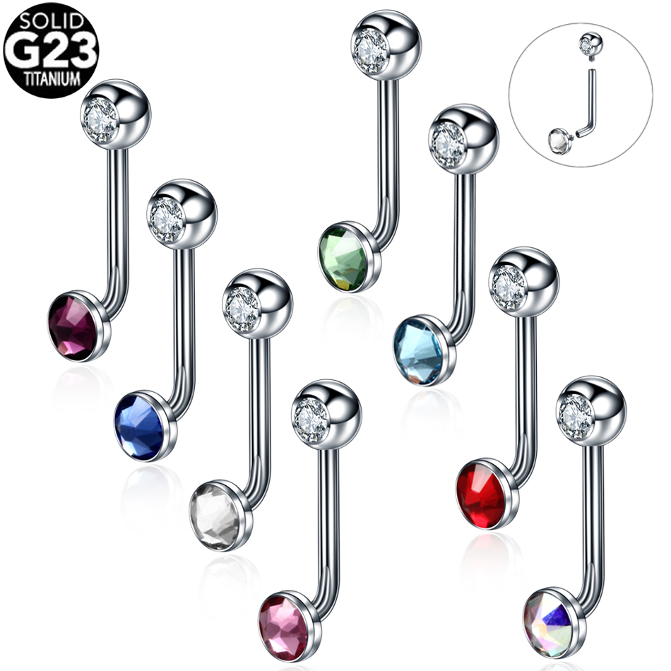 1 قطعة التيتانيوم كريستينا الع - مراجعة Body Jewelry Vch وسعره