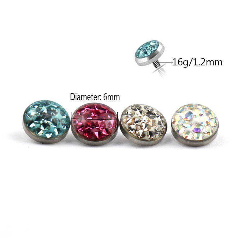 1 قطعة مرساة الجلد العلوي ثقب  - مراجعة Body Jewelry Dermal وسعره
