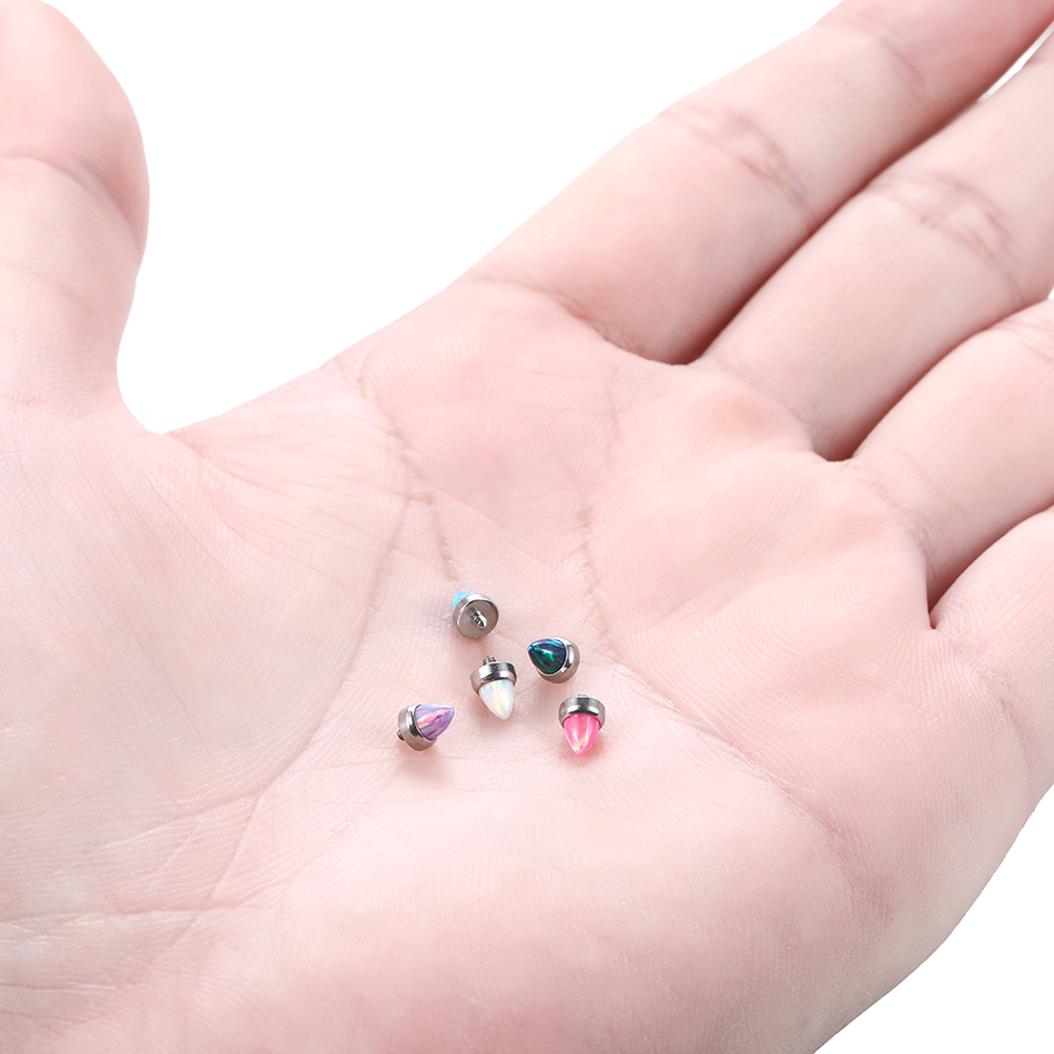 1 قطعة التيتانيوم مخلب مجموعة  - مراجعة Body Jewelry Dermal وسعره