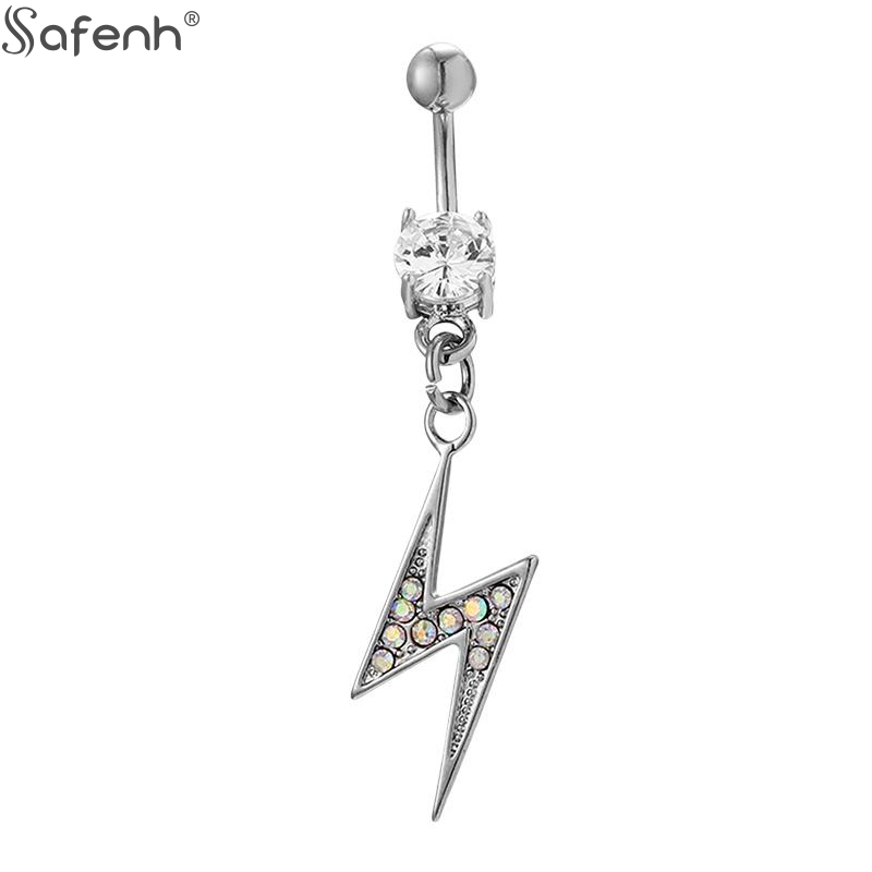 قطعة واحدة، حلقة سرة بطن نحاسي - مراجعة Body Jewelry Belly Button Rings وسعره