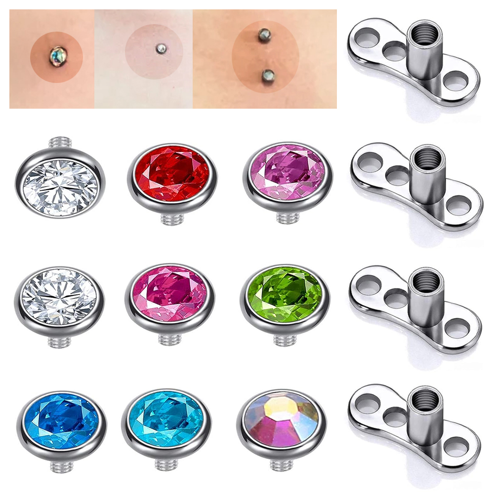 ثقب سطح الصلب الجراحية ، مرساة - مراجعة Body Jewelry Dermal وسعره