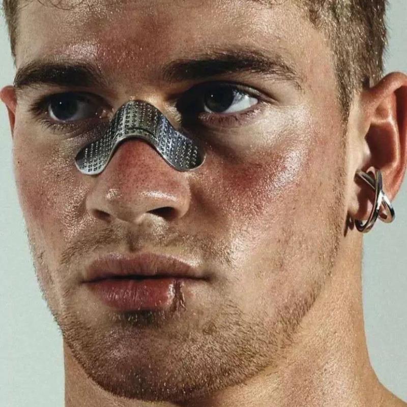 حلقات أنف معدنية على شكل لاصق، - مراجعة Body Jewelry Tunnels وسعره
